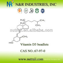 Avantage Produit Vitamine D3 Beadlet 100,000IU / g CAS # 67-97-0